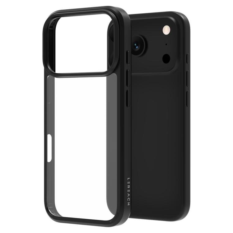 Custodia per telefono antiurto LeReach TOC Clear Series a doppio composito in TPU + acrilico., For iPhone 17 Pro Max, For iPhone 17 Pro, For iPhone 17, For iPhone Air