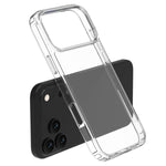 Custodia per telefono antiurto LeReach TOC Clear Series a doppio composito in TPU + acrilico., For iPhone 17 Pro Max, For iPhone 17 Pro, For iPhone 17, For iPhone Air