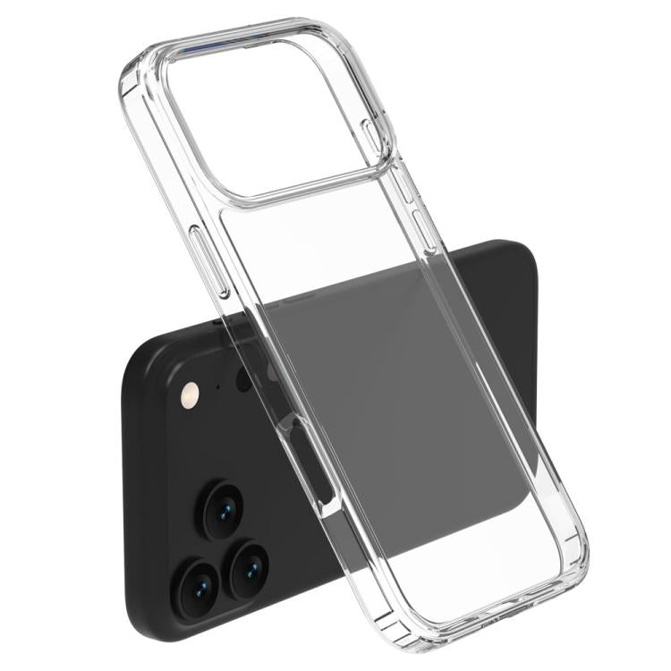 Custodia per telefono antiurto LeReach TOC Clear Series a doppio composito in TPU + acrilico., For iPhone 17 Pro Max, For iPhone 17 Pro, For iPhone 17, For iPhone Air
