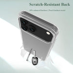 Custodia per telefono antiurto LeReach TOC Clear Series a doppio composito in TPU + acrilico., For iPhone 17 Pro Max, For iPhone 17 Pro, For iPhone 17, For iPhone Air