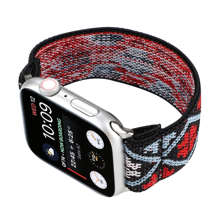 Cinturino di ricambio per cinturino in nylon, For Apple Watch Series  7  45mm / & 6 & SE & 5 & 4 44mm