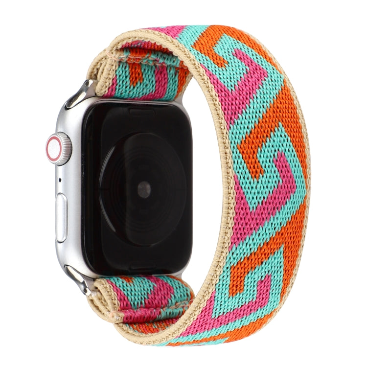 Cinturino di ricambio per cinturino in nylon, For Apple Watch Series  7  45mm / & 6 & SE & 5 & 4 44mm