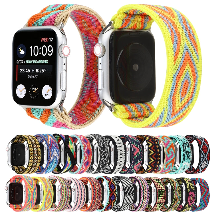 Cinturino di ricambio per cinturino in nylon, For Apple Watch Series  7  45mm / & 6 & SE & 5 & 4 44mm