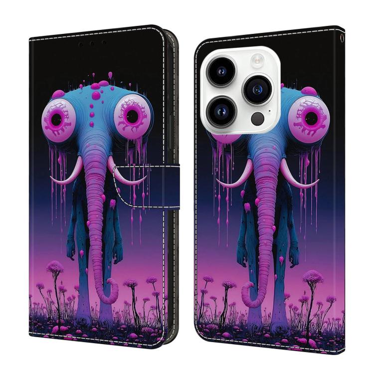 Custodia portafoglio in ecopelle effetto cristallo per iPhone 15