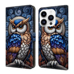 Custodia portafoglio in ecopelle effetto cristallo per iPhone 15