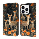 Custodia portafoglio in ecopelle effetto cristallo per iPhone 15