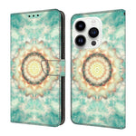 Custodia portafoglio in ecopelle effetto cristallo per iPhone 15