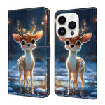 Custodia portafoglio in ecopelle effetto cristallo per iPhone 15