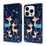 Custodia portafoglio in ecopelle effetto cristallo per iPhone 15