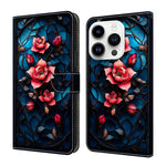 Custodia in ecopelle effetto cristallo per iPhone 16 Pro Max