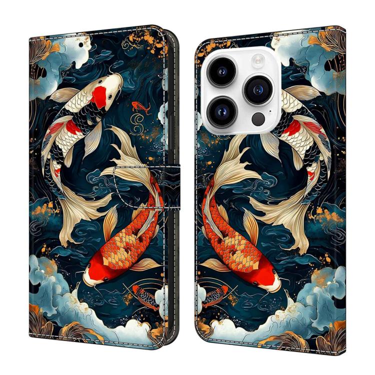 Custodia in ecopelle effetto cristallo per iPhone 16 Pro Max