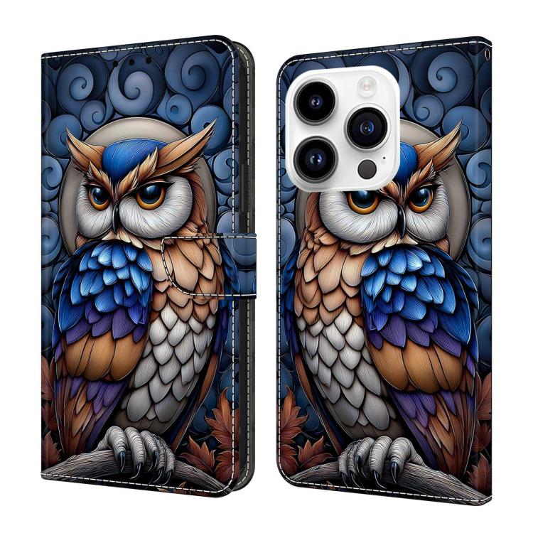Custodia in ecopelle effetto cristallo per iPhone 16 Pro Max