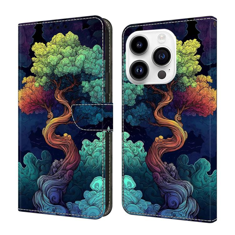 Custodia in ecopelle effetto cristallo per iPhone 16 Pro Max