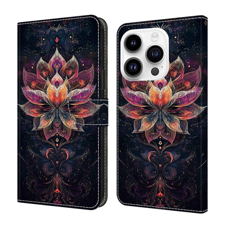 Custodia in ecopelle effetto cristallo per iPhone 16 Pro Max