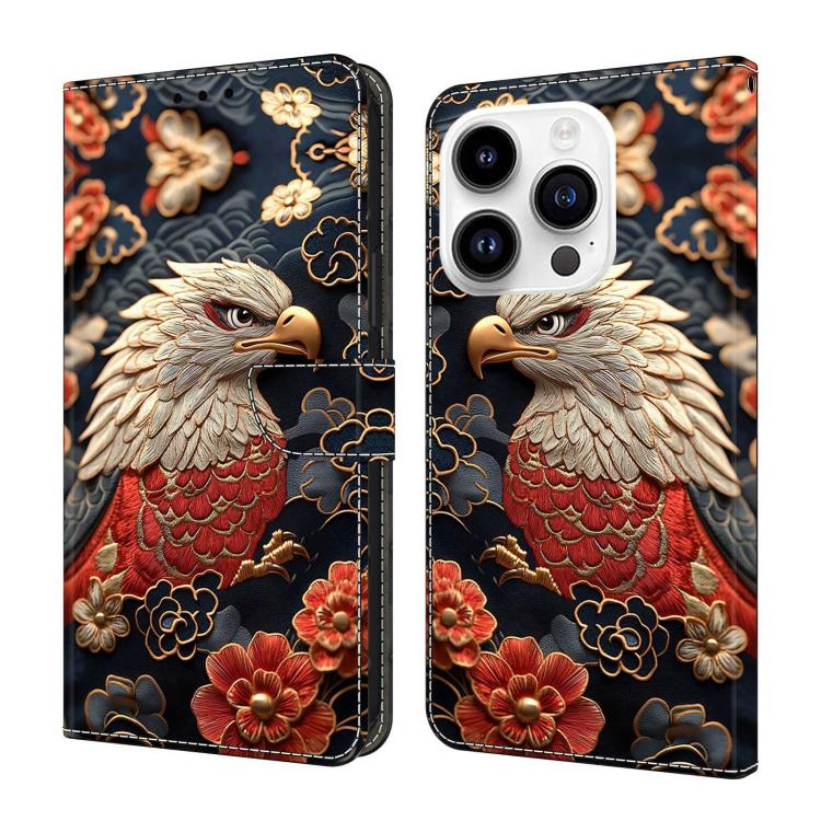 Custodia in ecopelle effetto cristallo per iPhone 16 Pro Max