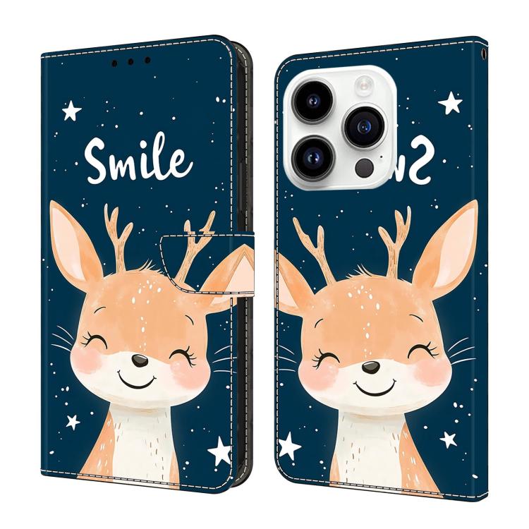 Custodia in ecopelle effetto cristallo per iPhone 16 Pro Max