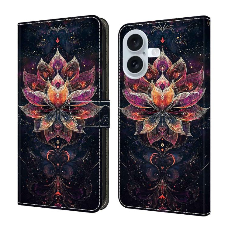 Custodia in ecopelle effetto cristallo per iPhone 16