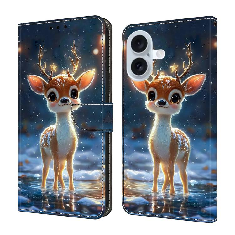 Custodia in ecopelle effetto cristallo per iPhone 16