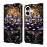 Custodia portafoglio in ecopelle effetto cristallo per iPhone 17