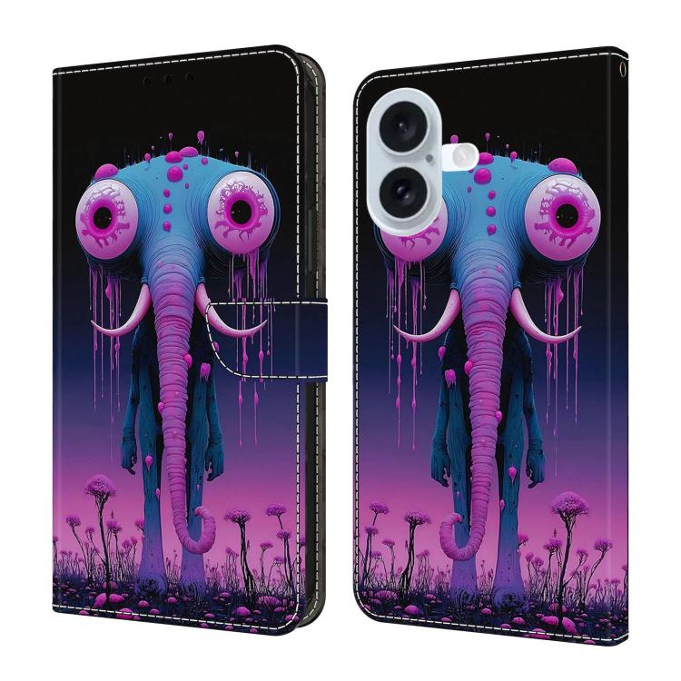 Custodia portafoglio in ecopelle effetto cristallo per iPhone 17