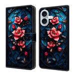 Custodia portafoglio in ecopelle effetto cristallo per iPhone 17