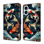 Custodia portafoglio in ecopelle effetto cristallo per iPhone 17