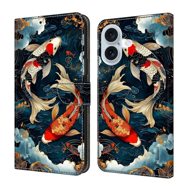 Custodia portafoglio in ecopelle effetto cristallo per iPhone 17