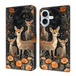 Custodia portafoglio in ecopelle effetto cristallo per iPhone 17