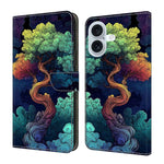 Custodia portafoglio in ecopelle effetto cristallo per iPhone 17