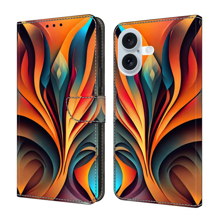 Custodia portafoglio in ecopelle effetto cristallo per iPhone 17