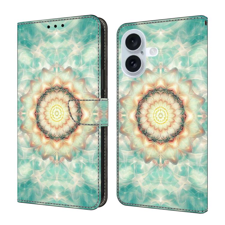 Custodia portafoglio in ecopelle effetto cristallo per iPhone 17