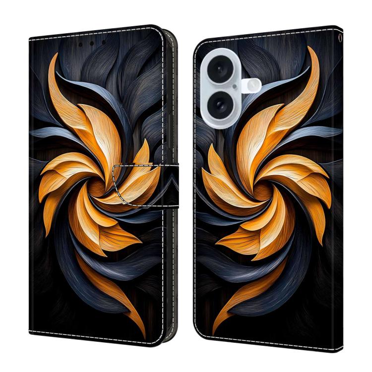 Custodia portafoglio in ecopelle effetto cristallo per iPhone 17