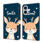 Custodia portafoglio in ecopelle effetto cristallo per iPhone 17