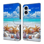 Custodia portafoglio in ecopelle effetto cristallo per iPhone 17