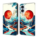 Custodia portafoglio in ecopelle effetto cristallo per iPhone 17