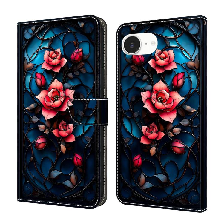 Custodia in ecopelle effetto cristallo per iPhone 17 Pro