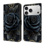 Custodia in ecopelle effetto cristallo per iPhone 17 Pro