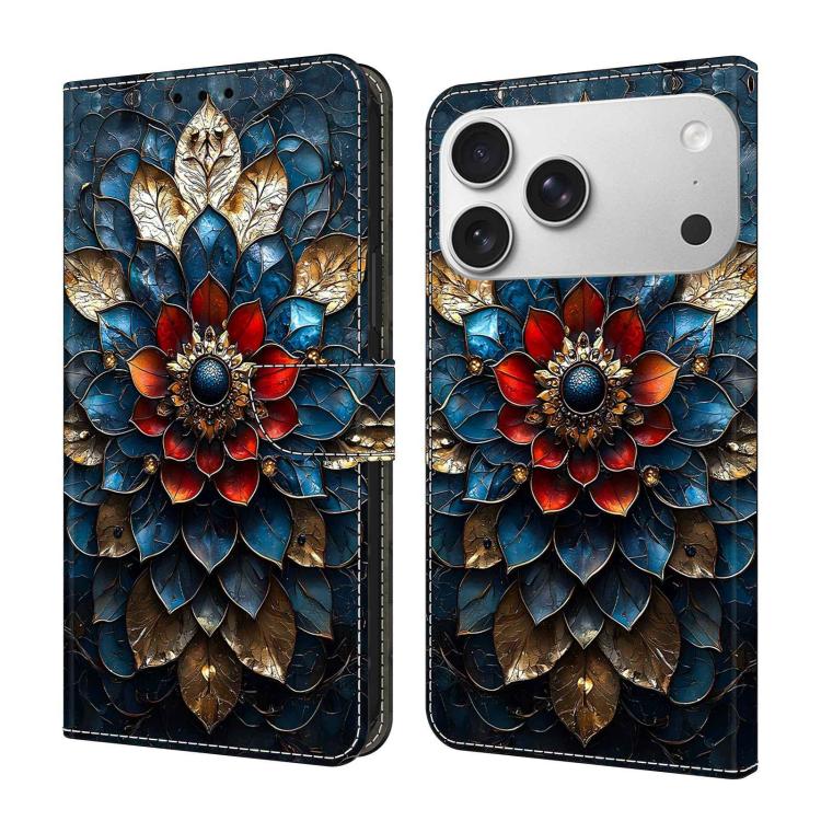 Custodia in ecopelle effetto cristallo per iPhone 17 Pro