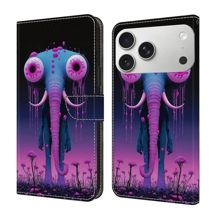 Custodia in ecopelle effetto cristallo per iPhone 17 Pro Max