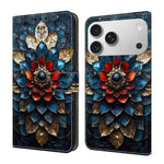 Custodia in ecopelle effetto cristallo per iPhone 17 Pro Max
