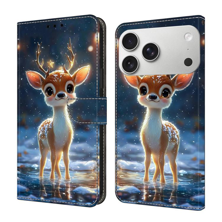 Custodia in ecopelle effetto cristallo per iPhone 17 Pro Max