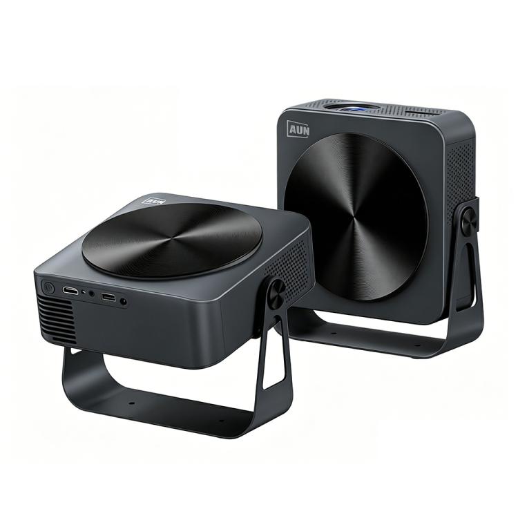 Videoproiettore intelligente AUN A005 con display LCD 1080P 760ANSI e supporto., EU Plug, US Plug, UK Plug, AU Plug