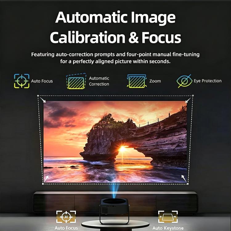 Videoproiettore AUN A005 1080P 760ANSI con Android TV