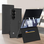 Custodia a libro GKK integrata con supporto a fessura per telefono, For Galaxy Z TriFold
