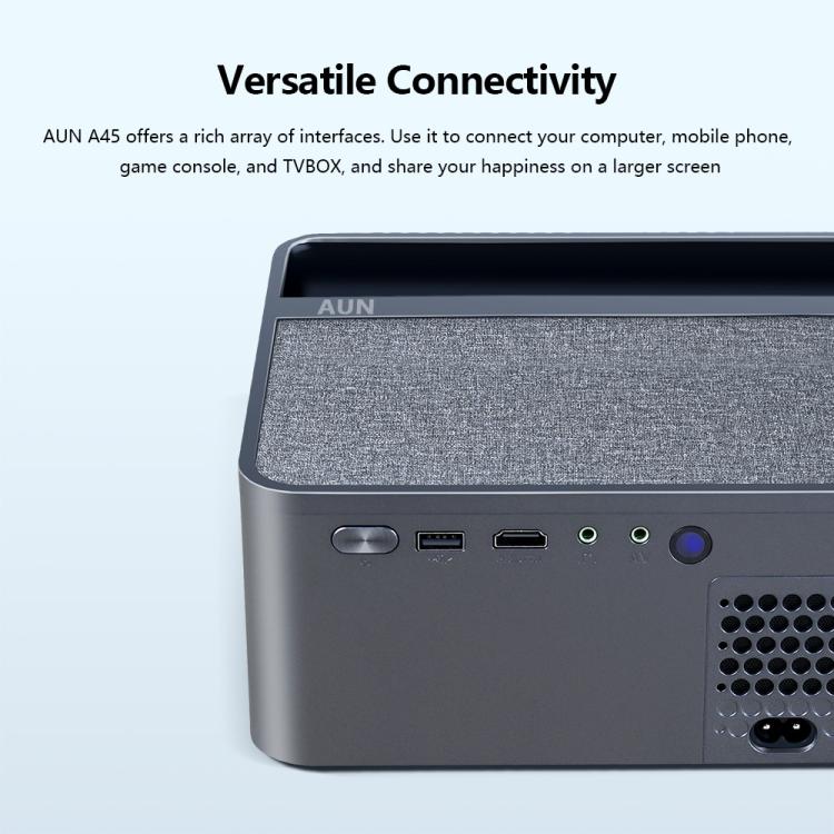 Proiettore intelligente AUN A45 Pro 1080P con Android ATV