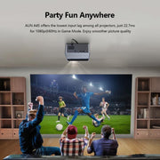 Proiettore intelligente AUN A45 Pro 1080P con sistema operativo Android ATV., EU Plug, US Plug, UK Plug, AU Plug