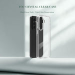 Custodia per telefono antiurto LeReach TOC Clear Series a doppio composito in TPU + acrilico., For Galaxy A17 5G, For Galaxy A56 5G