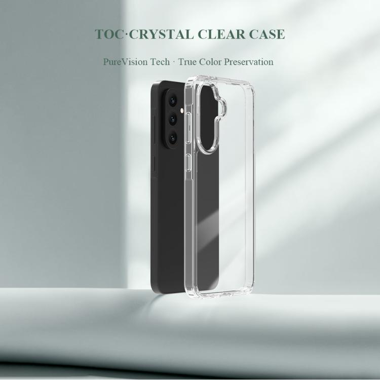 Custodia per telefono antiurto LeReach TOC Clear Series a doppio composito in TPU + acrilico., For Galaxy A17 5G, For Galaxy A56 5G