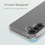 Custodia per telefono antiurto LeReach TOC Clear Series a doppio composito in TPU + acrilico., For Galaxy A17 5G, For Galaxy A56 5G