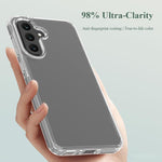 Custodia per telefono antiurto LeReach TOC Clear Series a doppio composito in TPU + acrilico., For Galaxy A17 5G, For Galaxy A56 5G